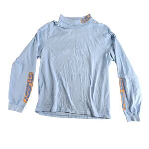 Stussy Shift Long Sleeve Turtleneck Tee Shirt Women's Large Y2K Skater Surf